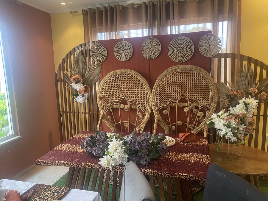 Mesa decorada para um evento