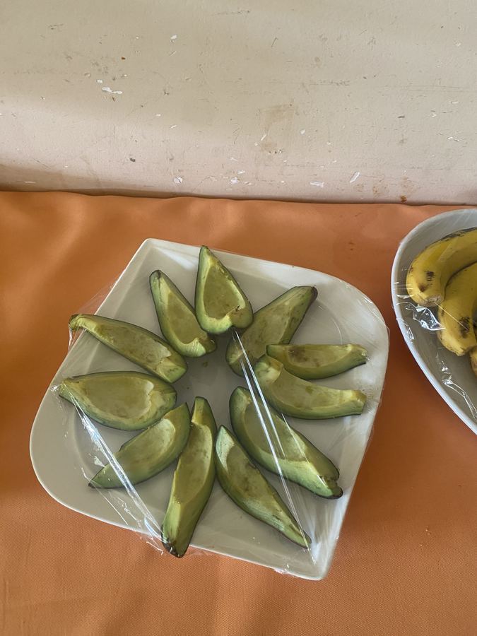 Banana prata do buffet